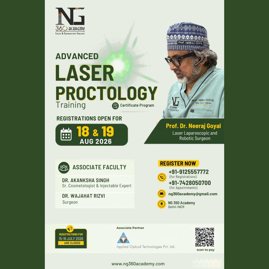 Laser Proctology Hands-on Training